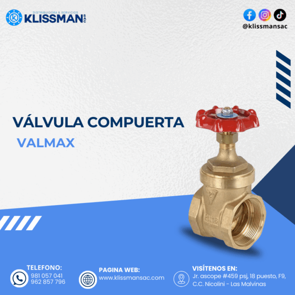 VÁLVULA COMPUERTA VALMAX