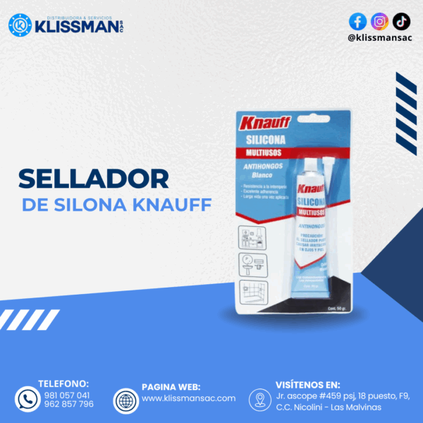 SELLADOR DE SILICONA KNAUFF - Imagen 2