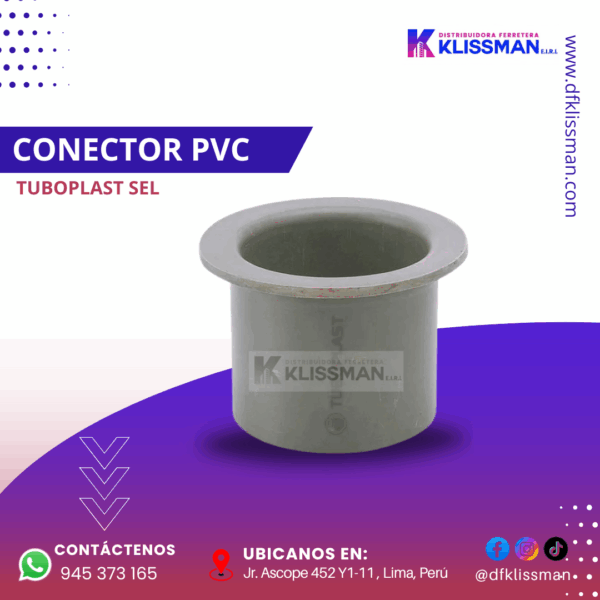 CONECTOR PVC TUBOPLAST SEL