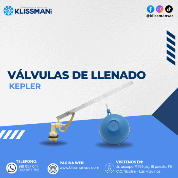 VÁLVULA DE LLENADO KEPLER