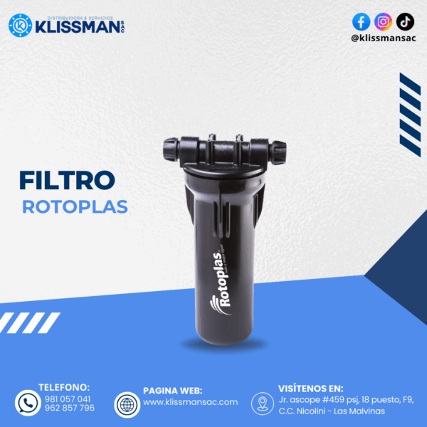 FILTRO ROTOPLAS