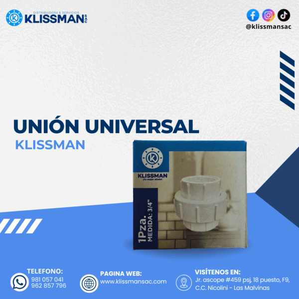 UNIÓN UNIVERSAL  KLISSMAN