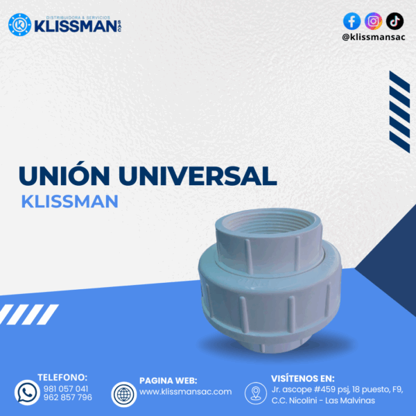 UNIÓN UNIVERSAL  KLISSMAN - Imagen 2