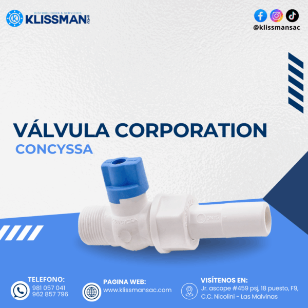 VÁLVULA CORPORATION CONCYSSA